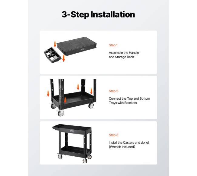 Dvigubas naudingumo vežimėlis 250 kg5