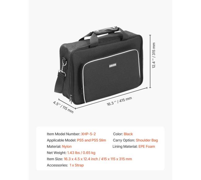 ps5 nešiojimo dėklas su kelionine taše6