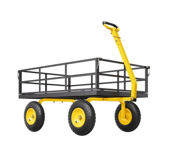 Plieninė sodo vežimėlis 544kg 13cm ratai8