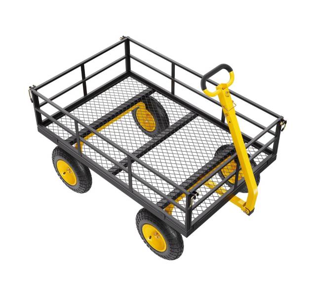 Plieninė sodo vežimėlis 544kg 13cm ratai9