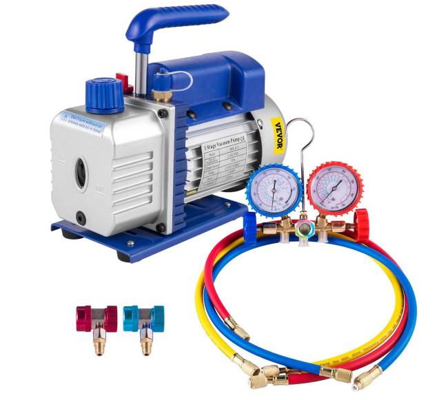 1.8 CFM 14 AG šaltnešio vakuuminis siurblys HVAC0