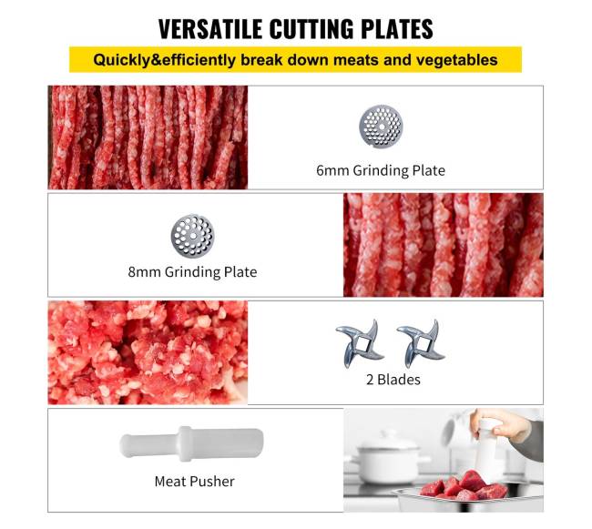 8500W komercinis nerūdijančio plieno mėsmalė5