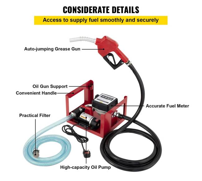 Elektrinė 220V dyzelinio kuro pompa5