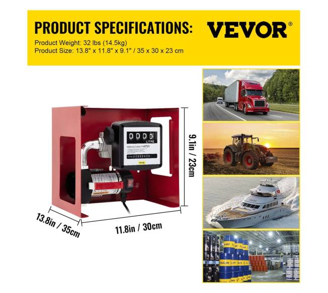 Elektrinė 220V dyzelinio kuro pompa6