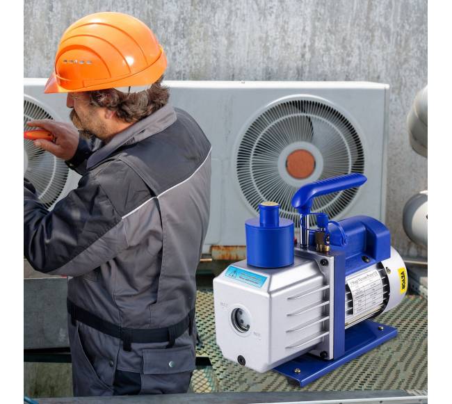 4.8 CFM vakuumo siurblys šaldymo sistemai su manometru7