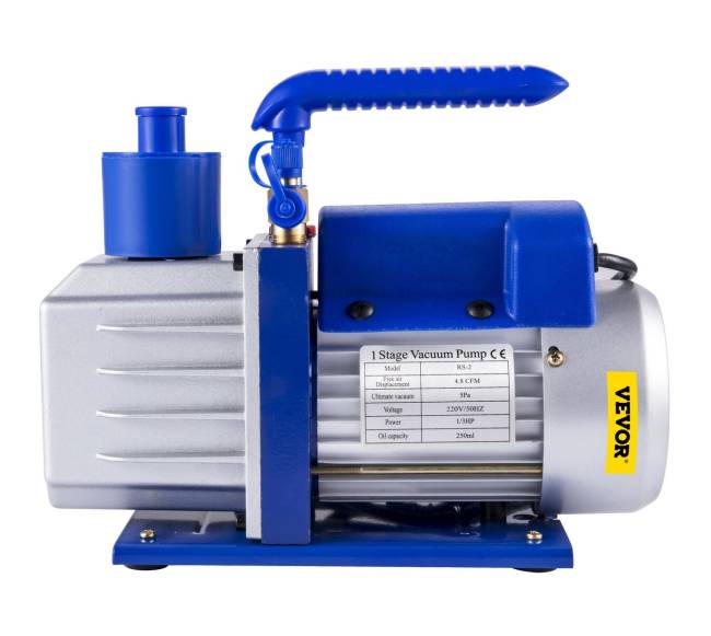 4.8 CFM vakuumo siurblys šaldymo sistemai su manometru8