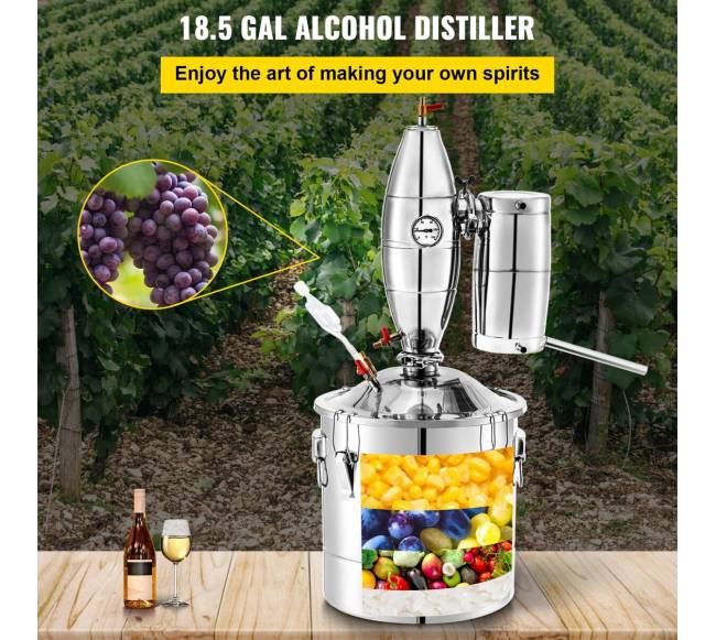 70 L eterinių aliejų distiliatorius su termometru1