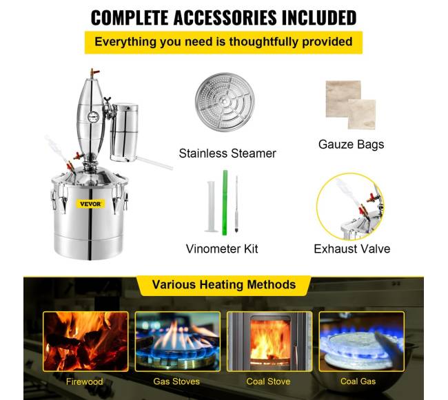70 L eterinių aliejų distiliatorius su termometru5