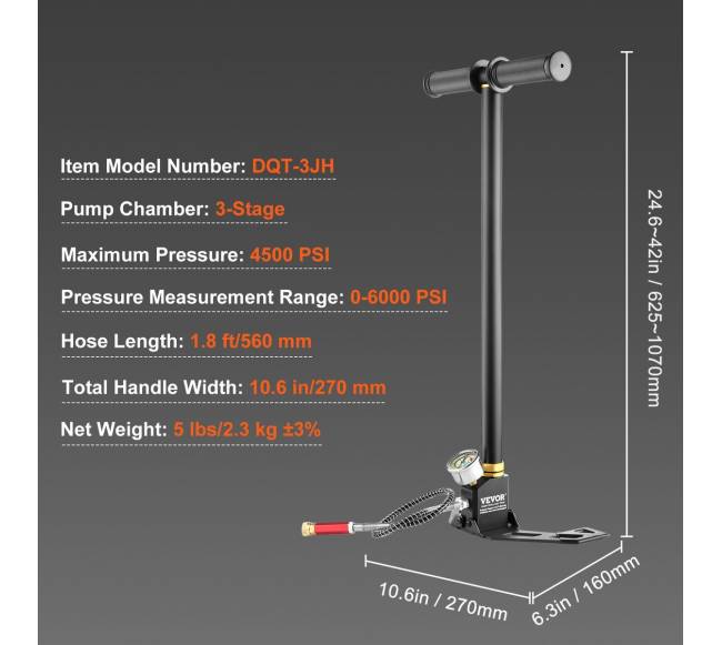 3 pakopų nerūdijančio plieno pompa PCP6