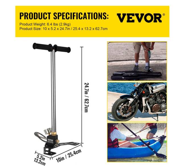 4500 PSI oro užpildymo siurblys6