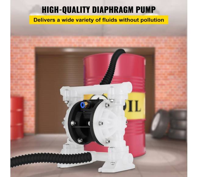 Oro diafragminis siurblys, 7 GPM, 100 PSI, polipropilenas1