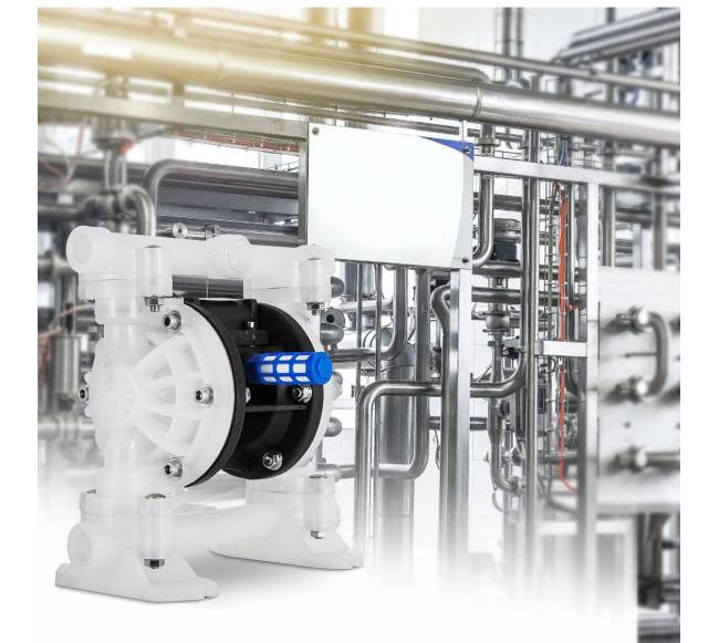 Oro diafragminis siurblys, 7 GPM, 100 PSI, polipropilenas7