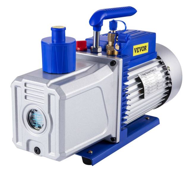 10 CFM dviejų pakopų vakuuminis siurblys AC0