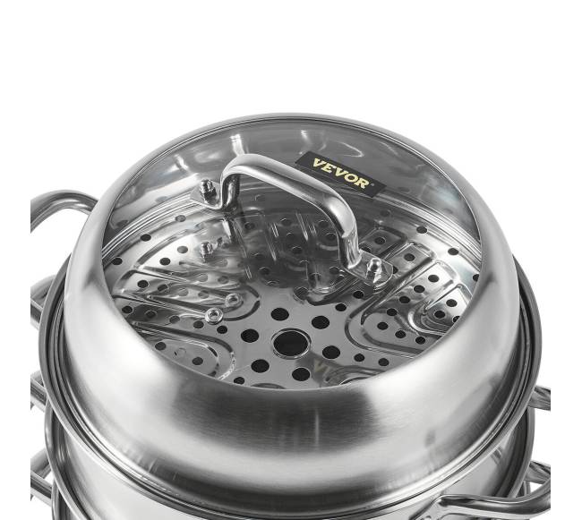 Nerūdijančio plieno garpuodis koldūnams 5 aukštų10