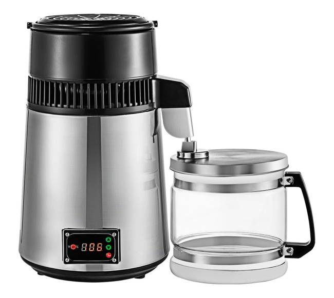 Reguliuojamos temperatūros vandens distiliatorius 750W 4L8