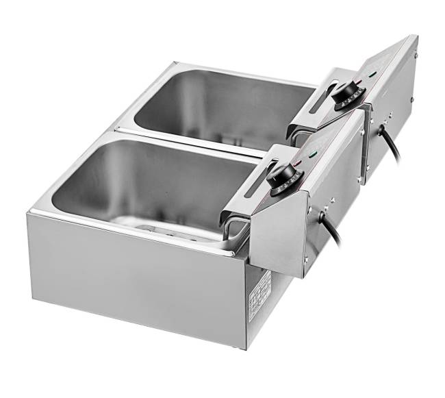 Elektrinė 12L gruzdintuvė su dviem krepšeliais10