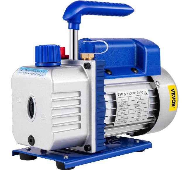 Dviejų pakopų oro vakuumo pompa 9 CFM 220V0