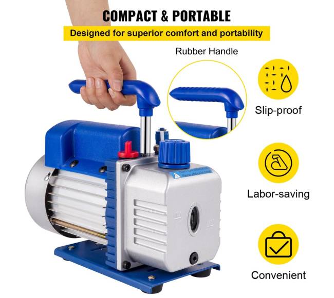 Dviejų pakopų oro vakuumo pompa 9 CFM 220V5