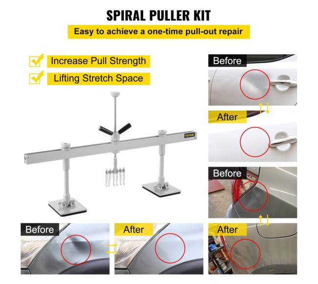 Automobilio įlenkimų traukimo rinkinys 85 cm2
