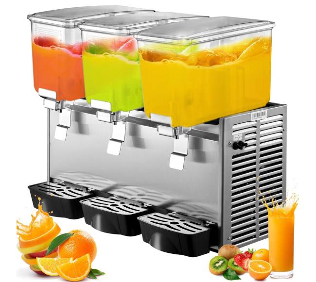 Gėrimų aušintuvas su 3 talpomis0