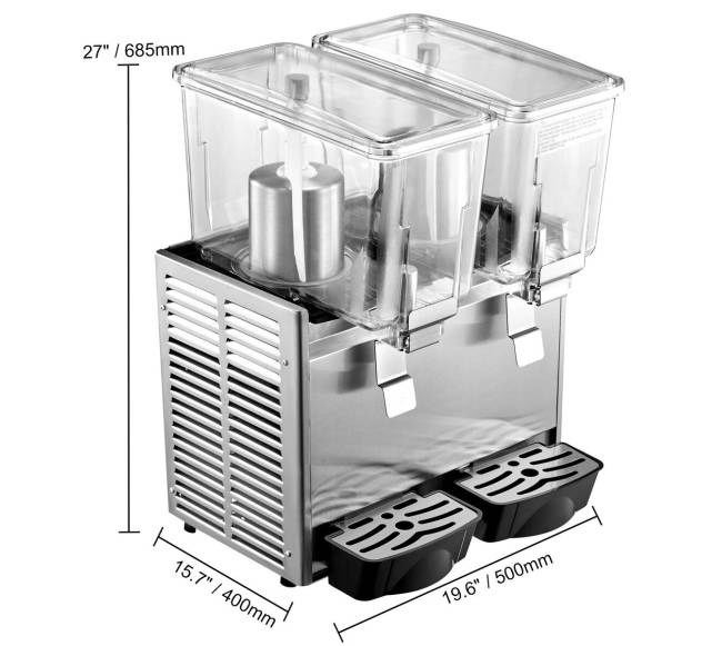 Gėrimų dozatorius 2 bakeliai su termostatu7
