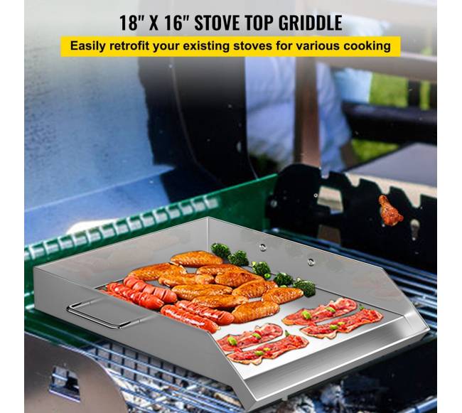 Kvadratinė grilio plokštė 40,6 x 45,7 cm1