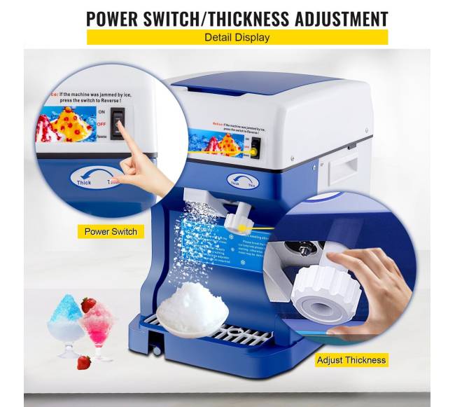 Sniego kūgių aparatas ledo smulkintuvė 220V4