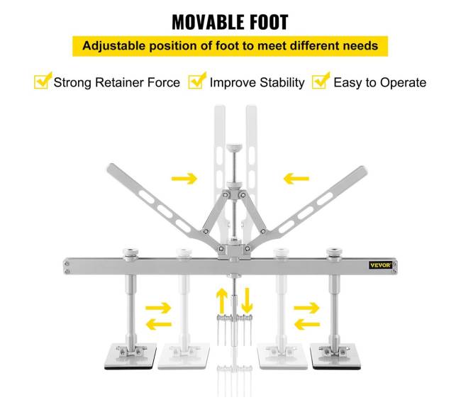 750 mm dentų traukimo svirtis su 6 kabliais3