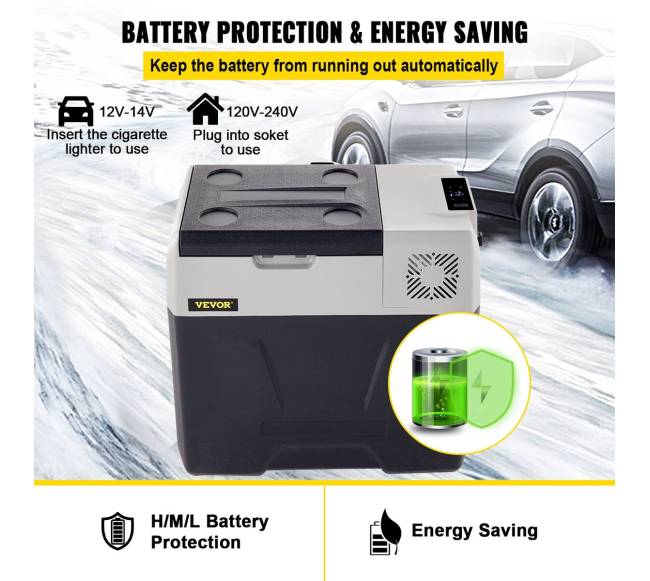 50L automobilinis šaldytuvas su kompresoriumi5