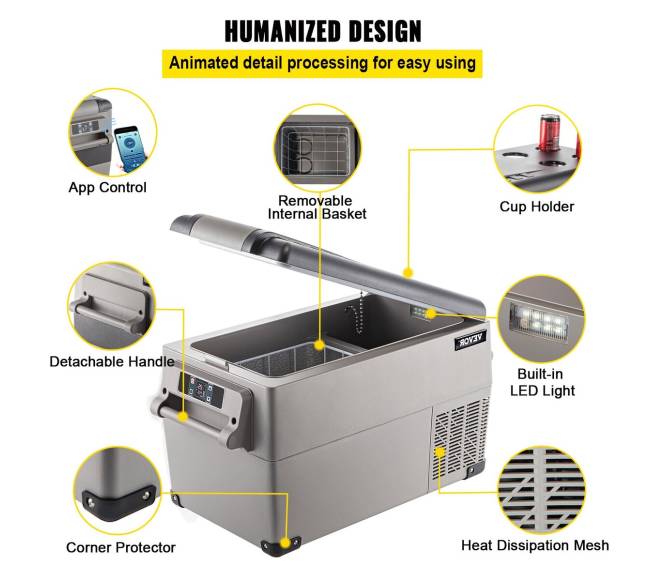 Automobilinis šaldytuvas 35L su kompresoriumi4
