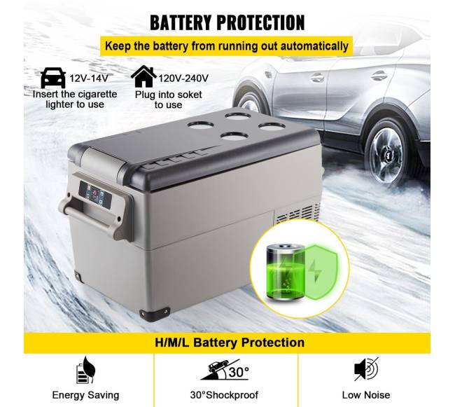 Automobilinis šaldytuvas 35L su kompresoriumi5