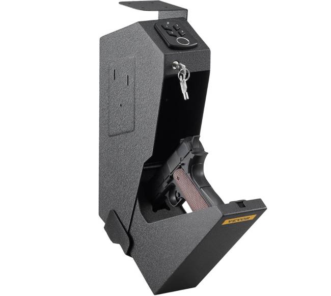 Pirštų atspaudų seifas rankiniam ginklui0