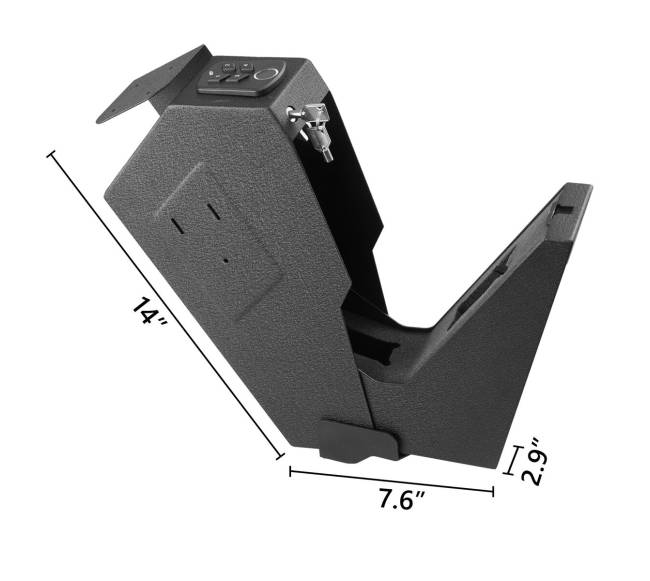 Pirštų atspaudų seifas rankiniam ginklui7
