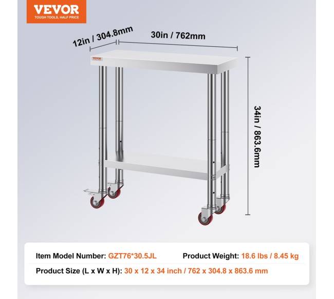 Nerūdijančio plieno darbo stalas virtuvei6