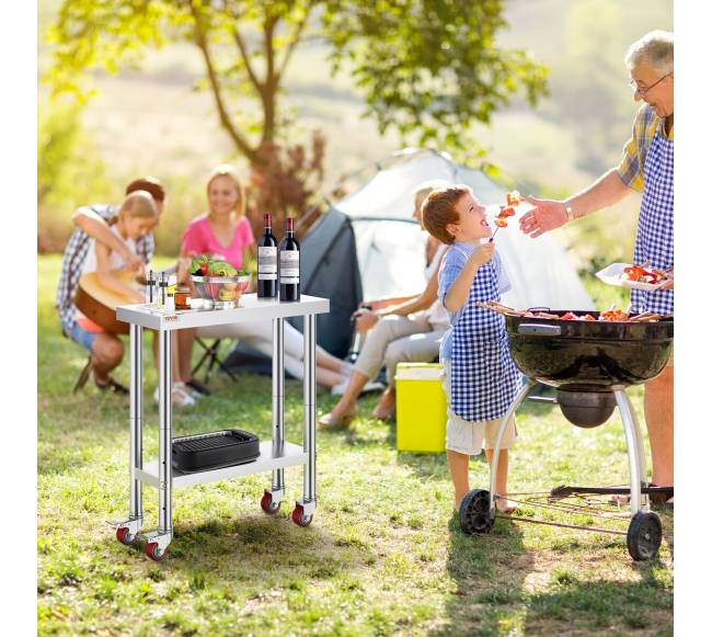 Nerūdijančio plieno darbo stalas virtuvei7