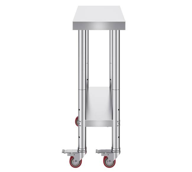 Nerūdijančio plieno darbo stalas virtuvei10