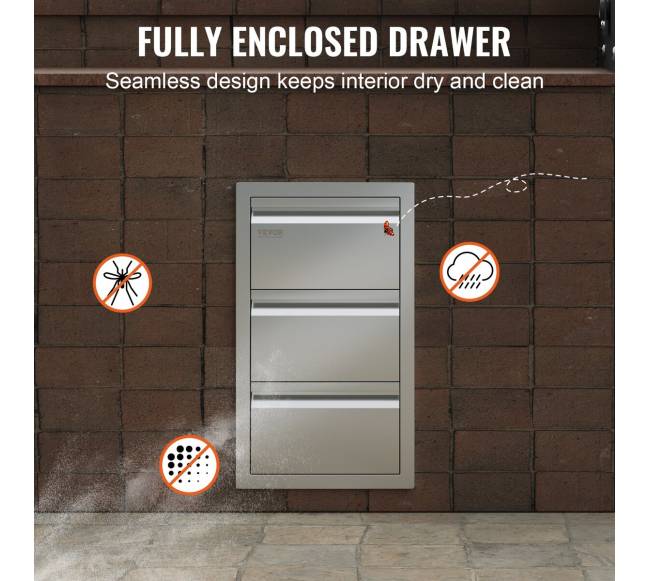 Nerūdijančio plieno virtuvės stalčių komplektas5