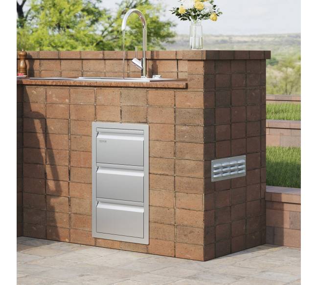 Nerūdijančio plieno virtuvės stalčių komplektas7