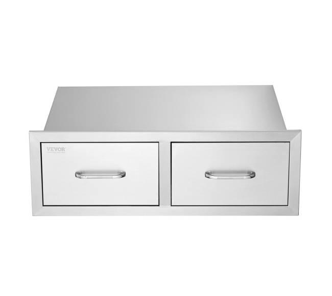 Vevor 75x25 cm BBQ stalčius su spintele10