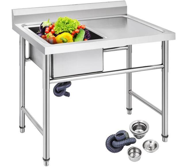 Rankų darbo nerūdijančio plieno virtuvės kriauklė0