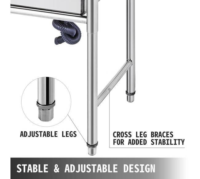 Rankų darbo nerūdijančio plieno virtuvės kriauklė4