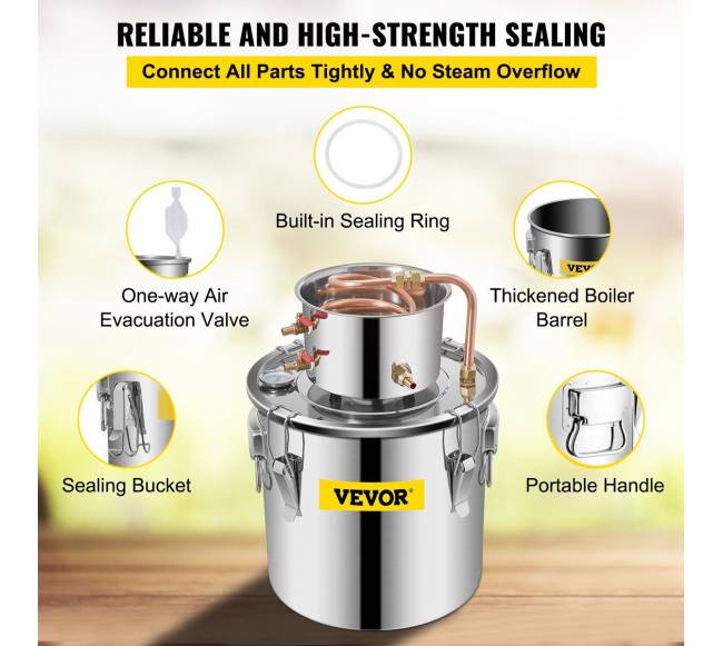 Naminis distiliuotojas 21L su variu ir termometru5