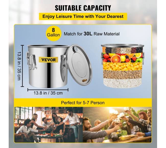 8.5 galonų naminis mėnulis nerūdijančio plieno distiliavimo aparatas2