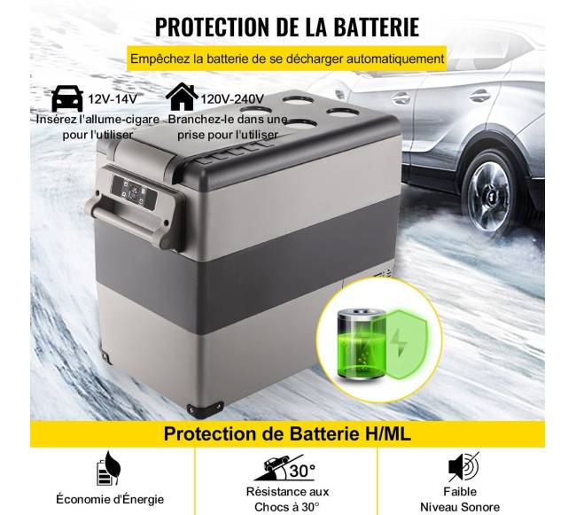 Automobilio šaldytuvas su kompresoriumi 55L5