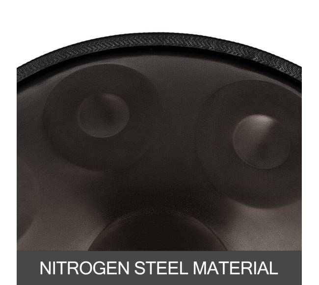 Rankų būgnas D mažorės 9 natų su dėklu1