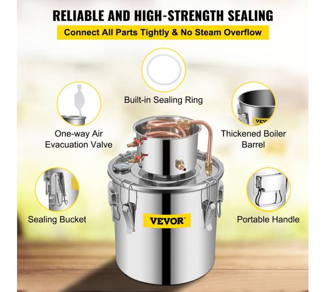 8,5 gal namų alaus virimo aparatas iš nerūdijančio plieno5