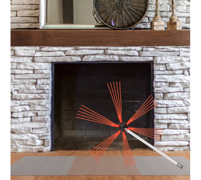 Lankstūs kaminų valymo strypai, 6 m7