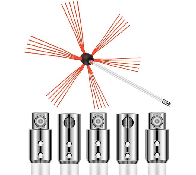 Lankstūs kaminų valymo strypai, 6 m9