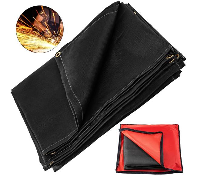 Suvirinimo antklodė stiklo pluošto 1.8 x 3.05 m0