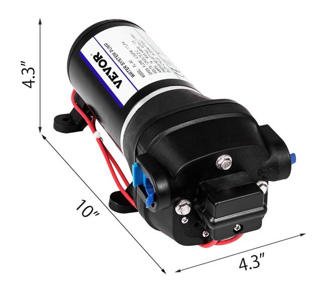 Vandens slėgio diafragminis siurblys FL-40 12V7